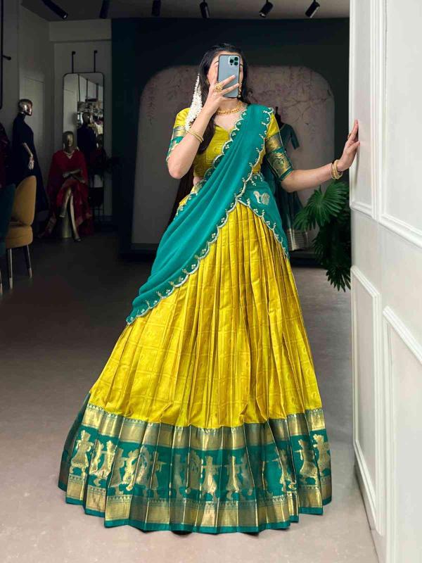 Taraa L 2028 Poly Cotton Surat lehenga choli wholesale price